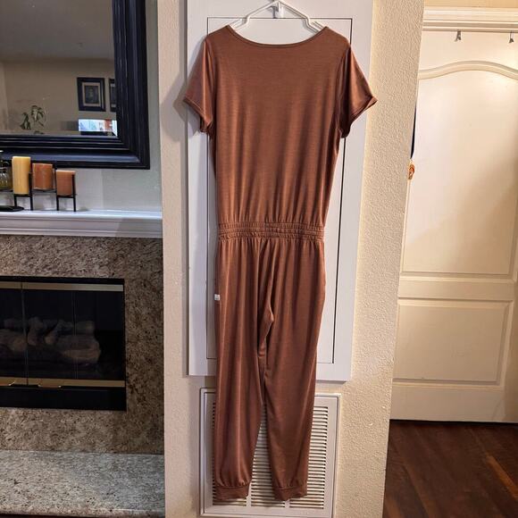 Vuori Women's All Day Romper Terracotta Heather Athleisure Size Small - Picture 5 of 8